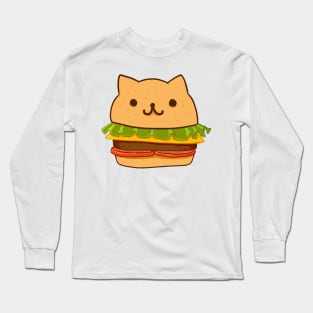 Adorable catburger Long Sleeve T-Shirt